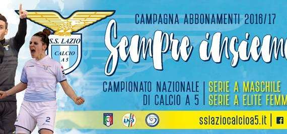 S.S. Lazio Calcio a 5, al via la campagna abbonamenti: tutte le info