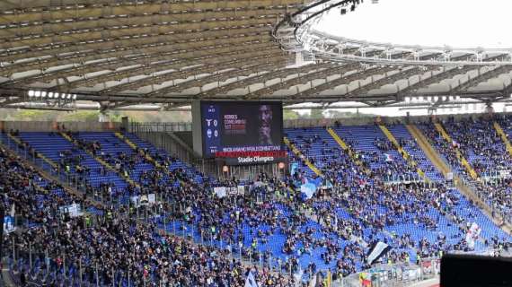 Lazio - Spal, la società ricorda Kobe Bryant sugli schermi dell'Olimpico - FOTO&VIDEO