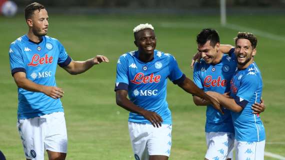 Serie A, tonfo dell'Atalanta al San Paolo: il Napoli vince 4-1