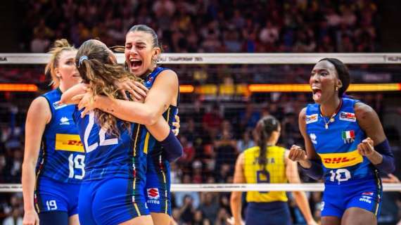 Mondiali Pallavolo, l'Italia femminile trionfa: i complimenti della Lazio - FOTO