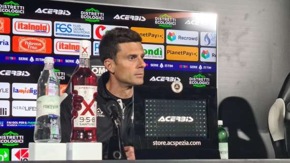 Spezia, Thiago Motta: "Ci sono alcuni episodi contro di noi. La Lazio..."