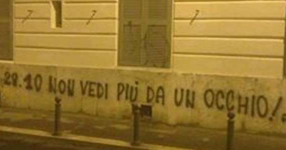 Scritta contro Paparelli. Il figlio: "Un incubo senza fine"