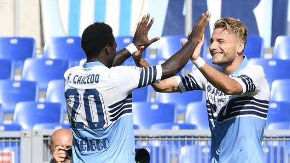 Lazio, Caicedo - Immobile coppia d'oro: quinto miglior tandem della Serie A