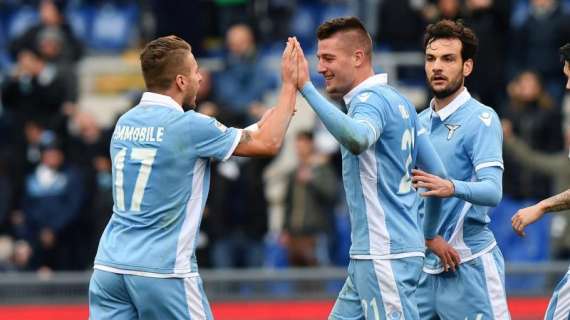 Milinkovic-Immobile, Atalanta ko: la Lazio è sul treno Champions
