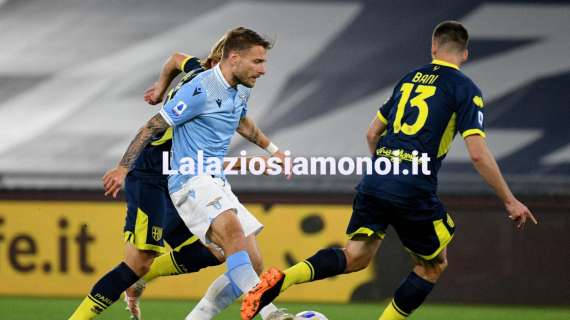 Lazio - Parma, le pagelle dei quotidiani: Muriqi spreca, Immobile risolve. Super Strakosha