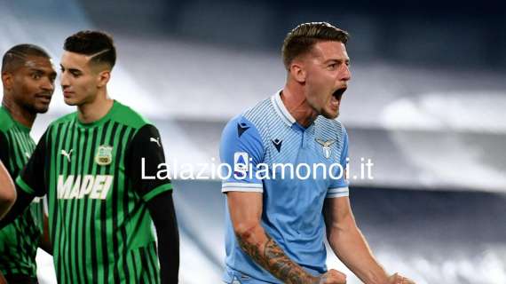 Lazio, Sassuolo seconda vittima preferita di Milinkovic. E ora l'Atalanta...