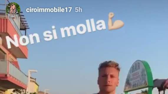 Lazio, Immobile si allena con i ragazzi di Francavilla al Mare - FOTO