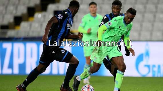 Lazio, le rivali della Champions: il Bruges vince ma fatica, decide Okereke