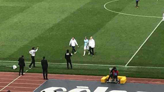 Lazio - Atalanta, Luis Alberto lascia il campo in lacrime: si teme lo stiramento - FOTO