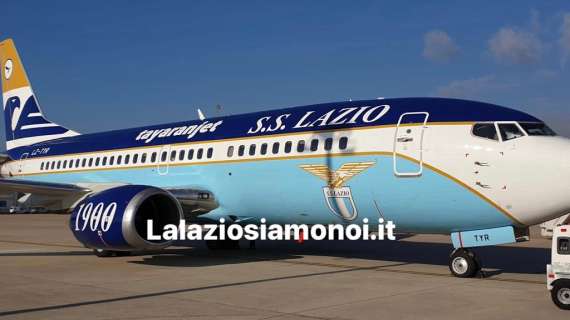 Lazio, ecco il tuo aereo personalizzato: il collaudo a Ciampino - FOTO&VIDEO