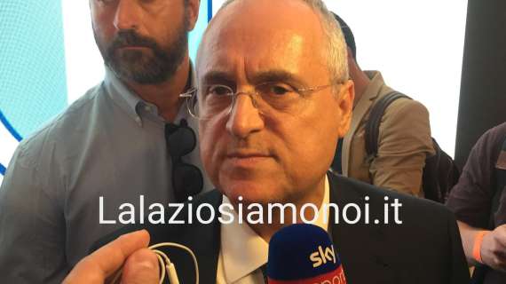 Lazio, Lotito: "C'è un clima diverso, questa squadra ha potenzialità"