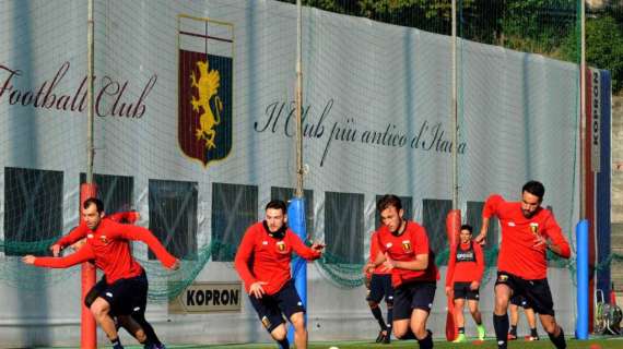 Genoa - Lazio, squadra di Nicola al lavoro a Pegli: il report