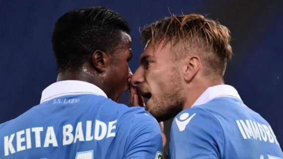 Lazio - Sampdoria, Immobile vs Keita: da coppia dei record ad avversari