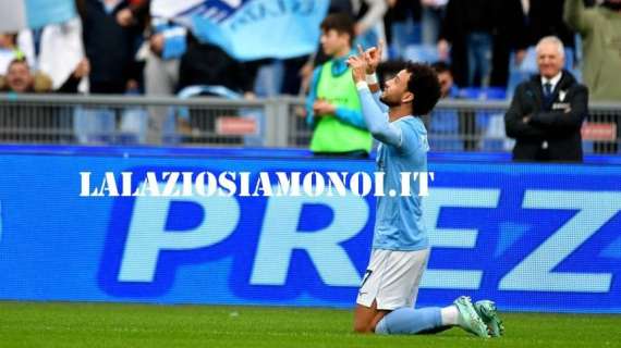 Lazio La Serie A Celebra Il Gol Contro Lempoli Luis Alberto X