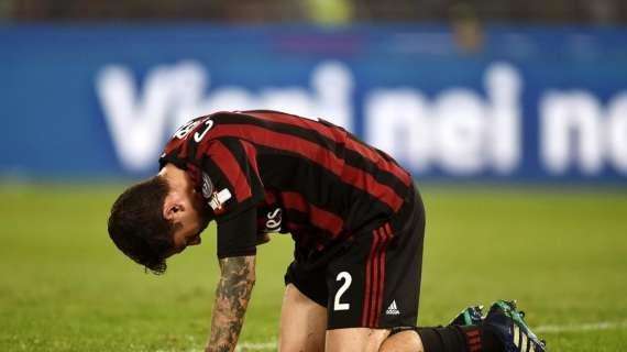 Milan, per Calabria frattura del perone: stagione finita
