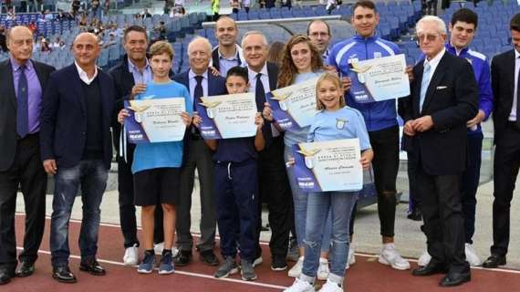 Lazio, sei studenti premiati con la borsa di studio Gian Chiarion Casoni all'Olimpico