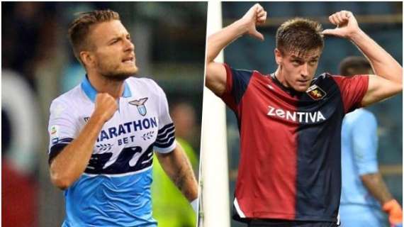 Lazio - Genoa, Immobile vs Piatek: i due bomber a confronto