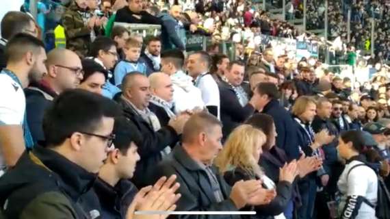 Lazio - Udinese, la famiglia Sacchi presente allo stadio: il tributo di Immobile