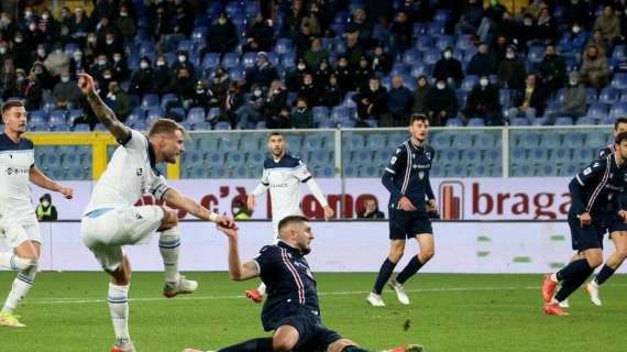 Video Sampdoria - Lazio 1-3 | I gol di Immobile (2) e Milinkovic con le urla di Zappulla