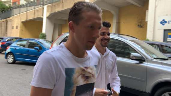 Lazio, Lucas Leiva in clinica Paideia per controlli medici