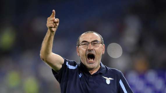 Lazio - Roma, Sarri: “Che soddisfazione vincere, qui si lavora benissimo”