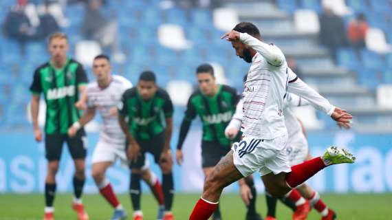 Serie A - Gol, rigori e un punto a testa: tra Sassuolo e Cagliari è 2-2