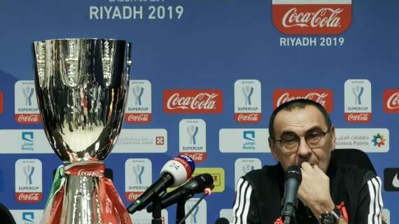 Juventus, Sarri: “Se la Lazio continua così diventa fortissima”