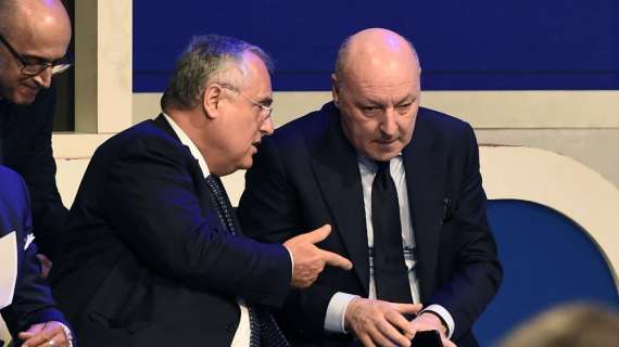 Calciomercato Lazio, Lotito e Marotta a colloquio al termine dell'assemblea di Lega