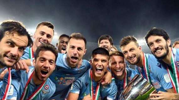 Apoteosi Lazio, è la tua quinta Supercoppa: “5uperchamps!” - FOTO