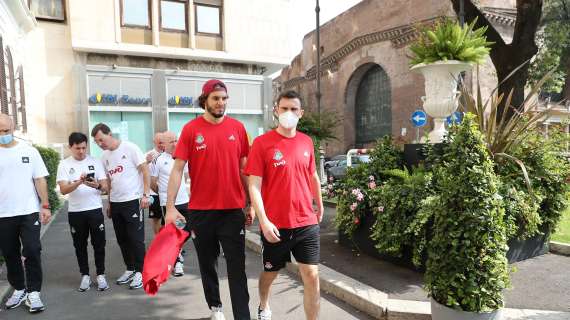 Lokomotiv Mosca arrivata a Roma e il club scherza: "Domani..." - FOTO