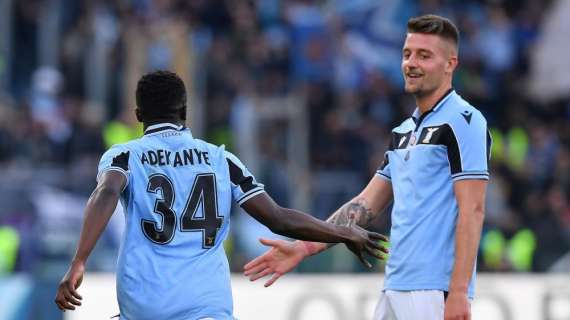 Lazio, la 'story' (poi cancellata) di Adekanye per il raddoppio del Verona - FT