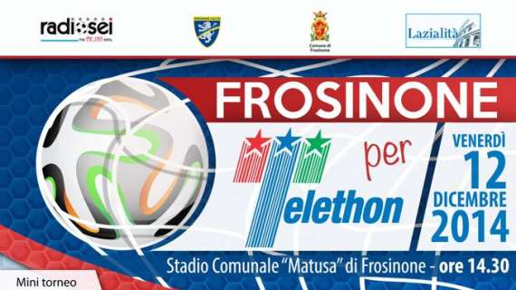Il 12 dicembre vecchie glorie di Lazio e Frosinone in campo per Telethon