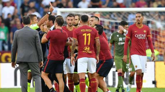 Serie A, giudice sportivo: due giornate a Fonseca, ammenda alla Roma