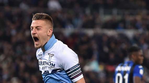 Lazio, in assenza di Immobile ci pensa Milinkovic: già 5 gol conto l'Atalanta