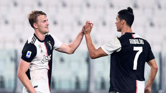 Juventus, De Ligt: "Sfida scudetto avvincente. Immobile? Forte spalle alla porta"