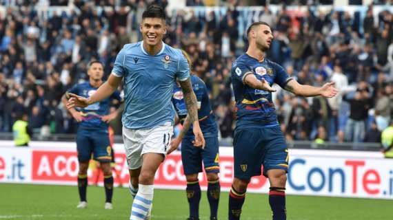 Lazio, il club esalta l'1-0 al Lecce: calciatori coinvolti, passaggi e tocchi - FT