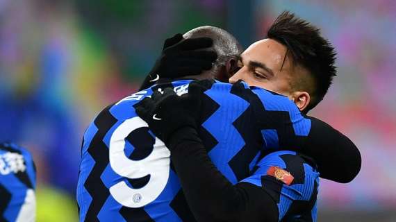 Serie A, il derby di Milano è nerazzurro: Lautaro e Lukaku fanno volare l'Inter