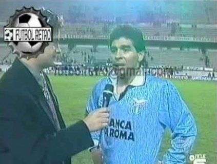 Morte Maradona, il sogno di una notte di novembre '92: 'El Pibe de Oro' con la maglia della Lazio - VIDEO