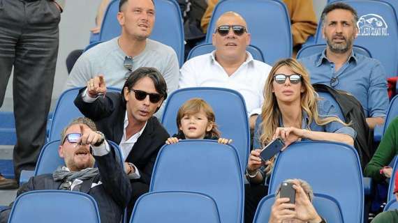 Inzaghi family all'Olimpico: anche il fratello Pippo in tribuna