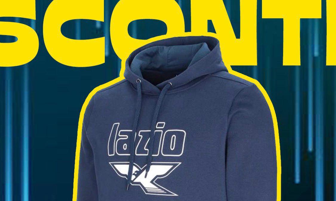 LAZIO FAN SHOP, LE FELPE MIZUNO A 29 EURO! FALLE TUE ORA