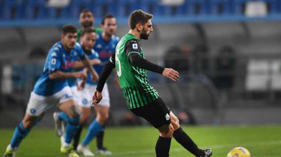 Spettacolo e gol al Mapei Stadium, tra Sassuolo e Napoli è 3-3 