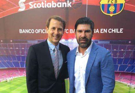 Salas e Mendieta al Camp Nou: il Matador a Barcellona per promuovere la sua nuova società