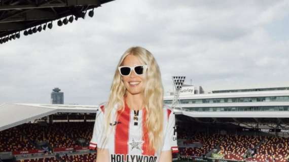 Claudia Shiffer, la top model tifosissima del Brentford: il motivo