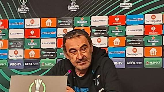 RIVIVI LA DIRETTA - Lazio, Sarri in conferenza: "Questo non è calcio. Ho scelto Vecino perché..." - AUDIO