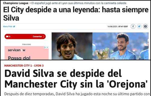 David Silva, l’omaggio dei media spagnoli: “Il City saluta la sua Leggenda”