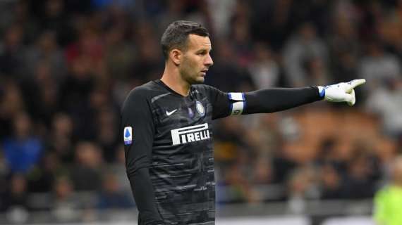 Inter - Lazio, Handanovic: "Oggi abbiamo sofferto, loro non ci hanno puniti"