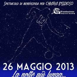 "26 maggio 2013: La notte più lunga...", giovedì lo spettacolo al Teatro Orione. Il ricavato in favore di Chiara Insidioso