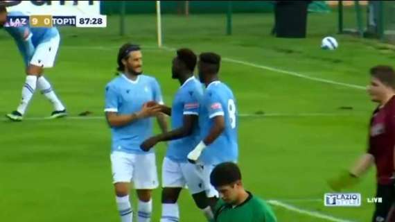 RIVIVI LA DIRETTA | LAZIO - TOP 11 RC 103: 10-0 (15' Felipe Anderson, 17' Raul Moro, 38' Leiva, 44' Muriqi, 52' Lazzari, 57' Vavro, 64' Caicedo, 72' Luis Alberto, 88' Caicedo, 90' Luis Alberto)