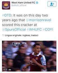 Morrison, ricordi due anni fa? Quel gol capolavoro al White Hart Line... - VIDEO