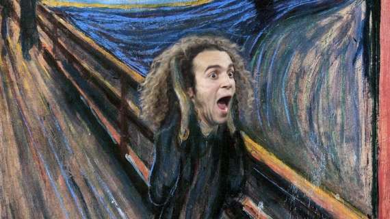 Lazio, Guendouzi idolo: è diventato anche un quadro di Munch - FOTO